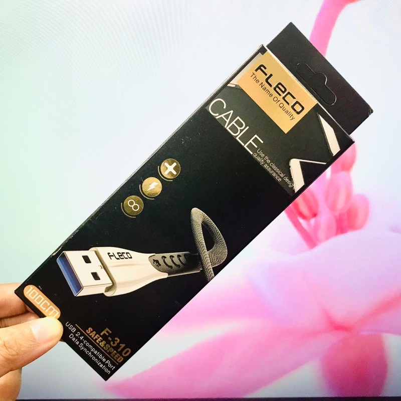 USB Kabel Data FLECO F-310 Micro Usb High Speed Fast Charging QC 3.0A [Support semua hp samsung oppo