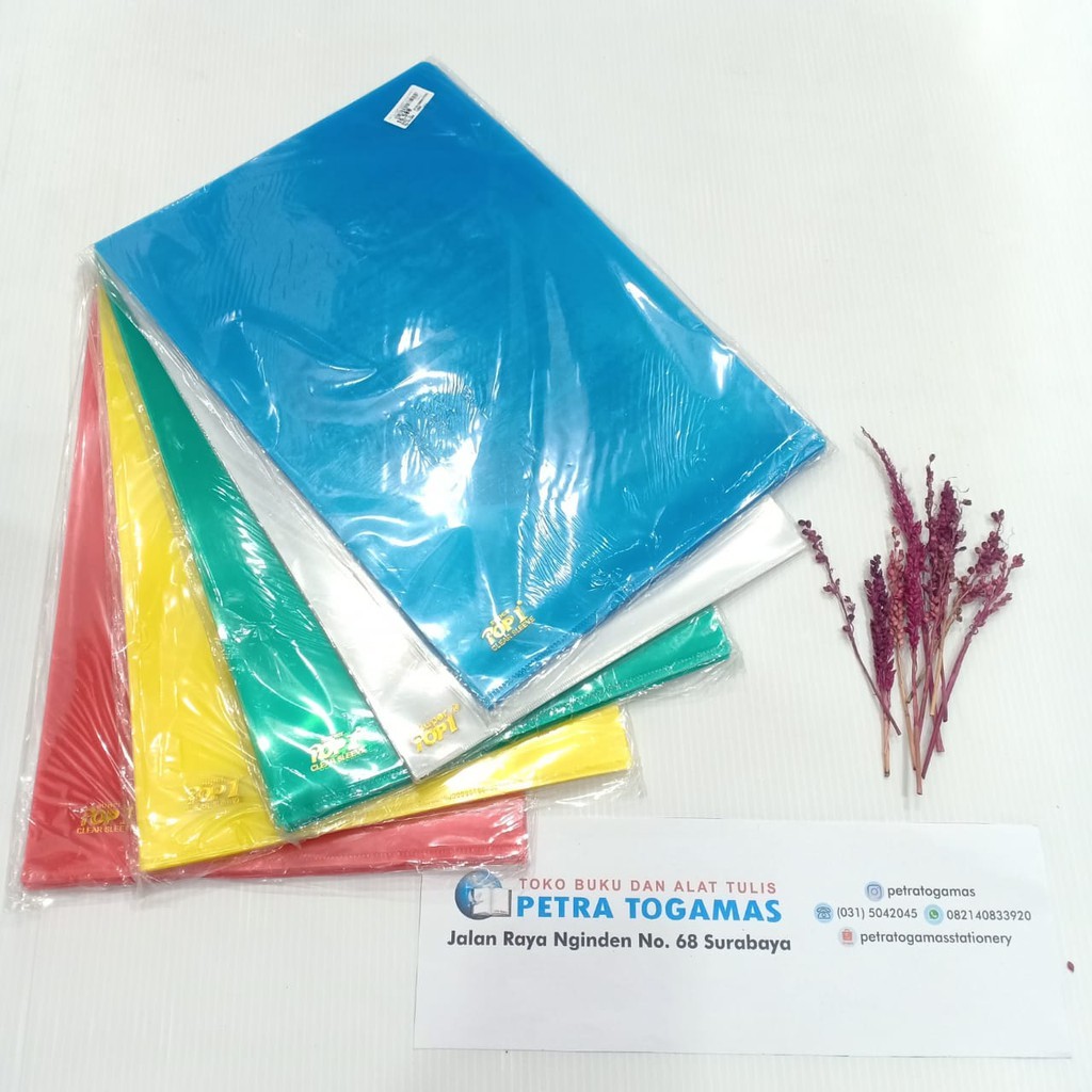 

PROMO!!!MAP PLASTIK / MAP L CLEAR SLEEVES FOLIO SUPER POP1 ISI 12PCS