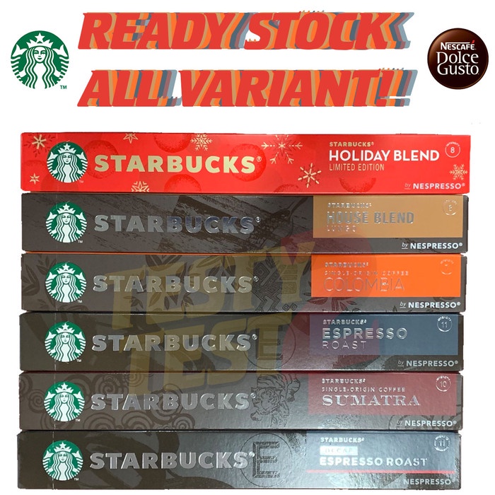 

(BISA COD) Starbucks Nespresso Capsules Capsule Nescafe - COLOMBIA
