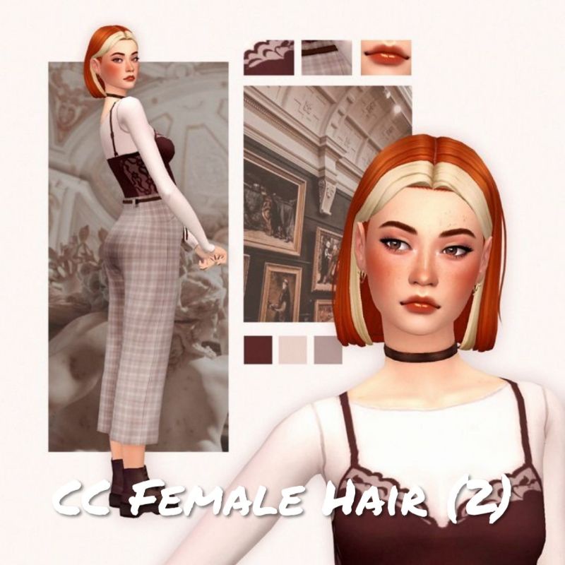 Custom Content Female Hair Pack 2 | CC The Sims 4 | Mod The Sims 4