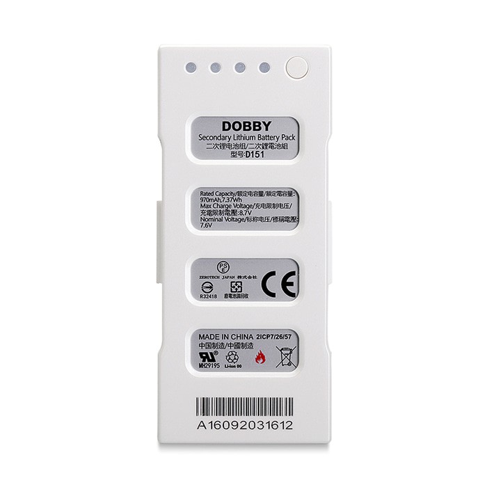 Battery For Zerotech Dobby Pocket Drone - Cbd9Cb - Original Asli