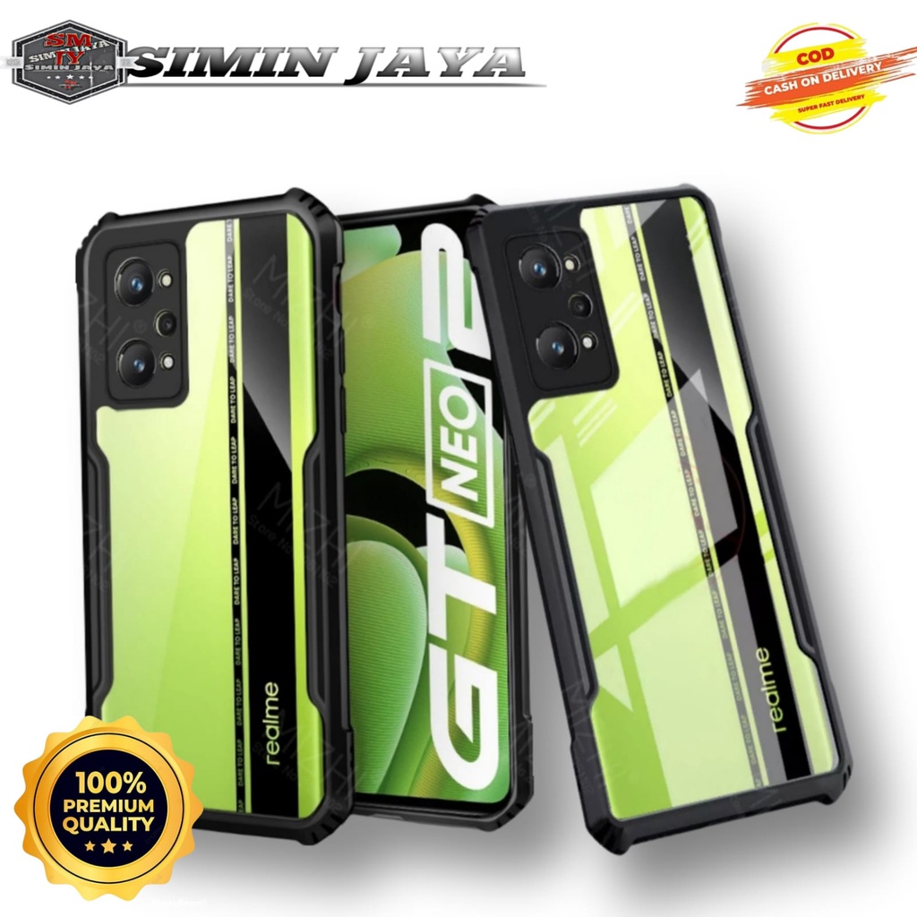 Case Realme GT NEO 2 Case Shockproof Armor Trasparan Casing
