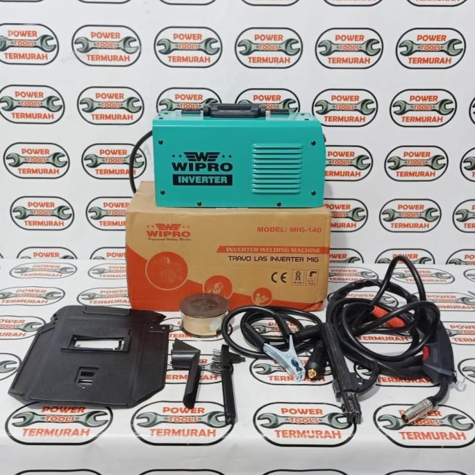#####] Mesin Las MIG 140 Tanpa Gas WIPRO Gasless Welding CO2 Flux MIG140