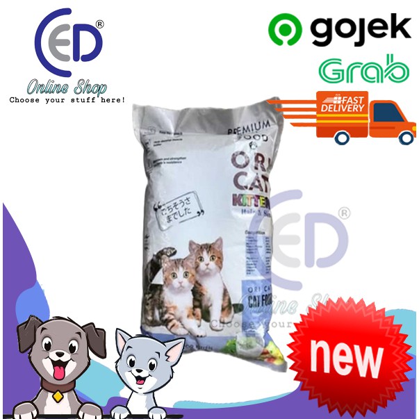 MAKANAN KUCING ORI CAT KITTEN 20KG ( KHUSUS VIA GOSEND &amp; GRAB )