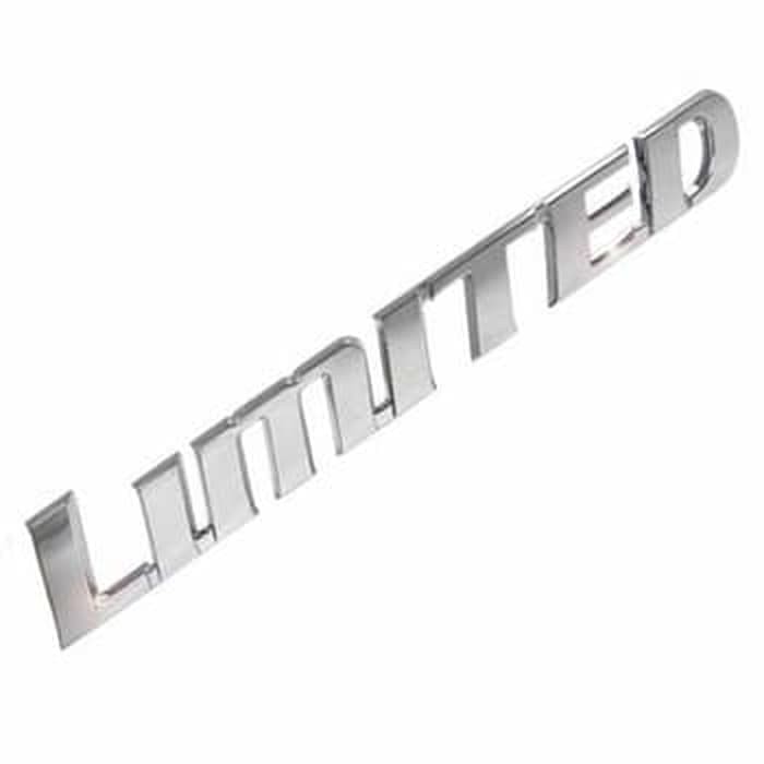 Emblem Limited Tulisan Limited Chrome High Quality - Logo Limited