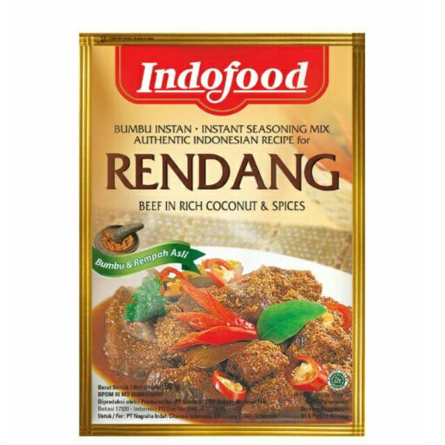 

Indofood bumbu instan rendang 45g