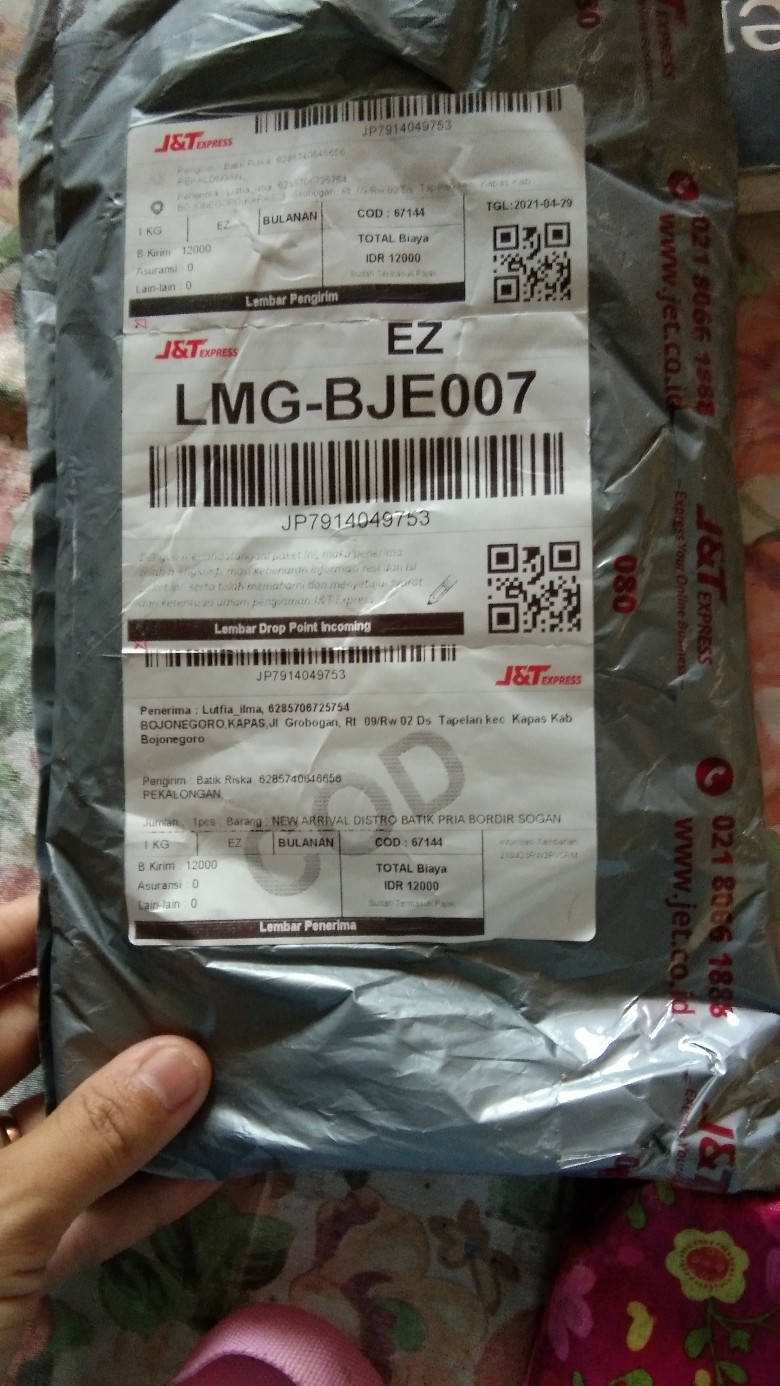 New Arrival Distro Batik Pria Bordir Sogan Hrb026 Batikaf Notoarto Batik Ipnu-ippnu Hem Pria