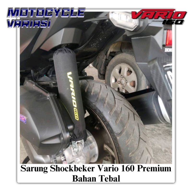 Sarung Pelindung Shockbeker Vario 160 Cover Shockbreaker Vario 160 Bahan Tebal