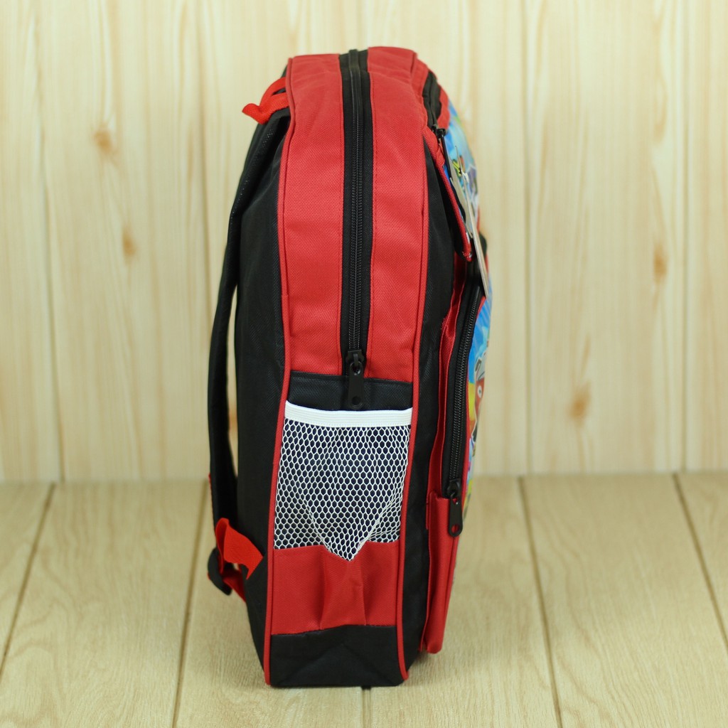 Tas Gendong Sekolah Motif Keplek Little Bus Ransel Anak Laki Laki TK SD PAUD Trendy Bahan Tebal Kuat