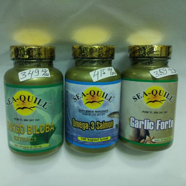 sea-quill ginkgo biloba/omega3 salmon/garlic forte
