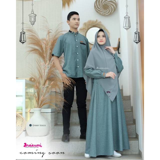 Couple Sarimbit Koko Habibie & Gamis Set Ainun by Nazumi