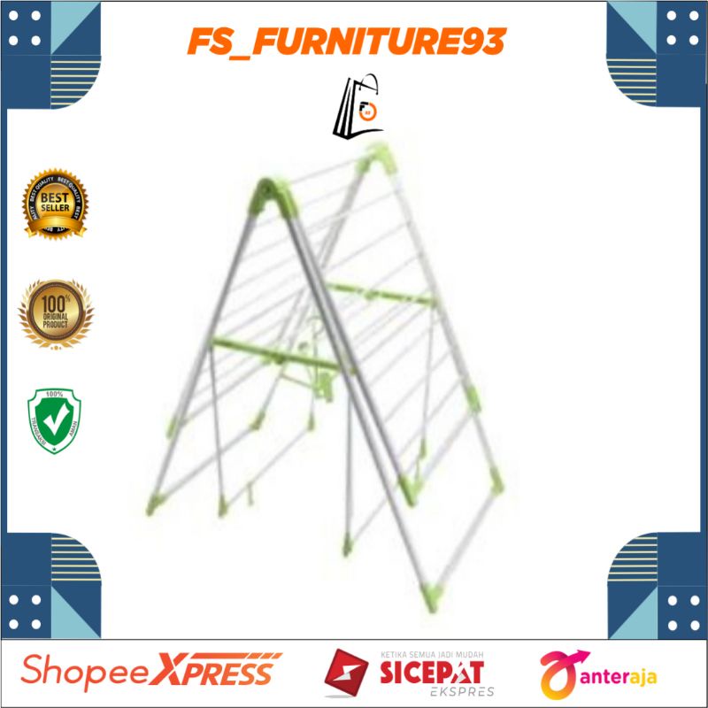 Stora Jemuran Pakaian Aliform Lipat/jemuran pakaian/jemuran lipat/jemuran serbaguna/jemuran