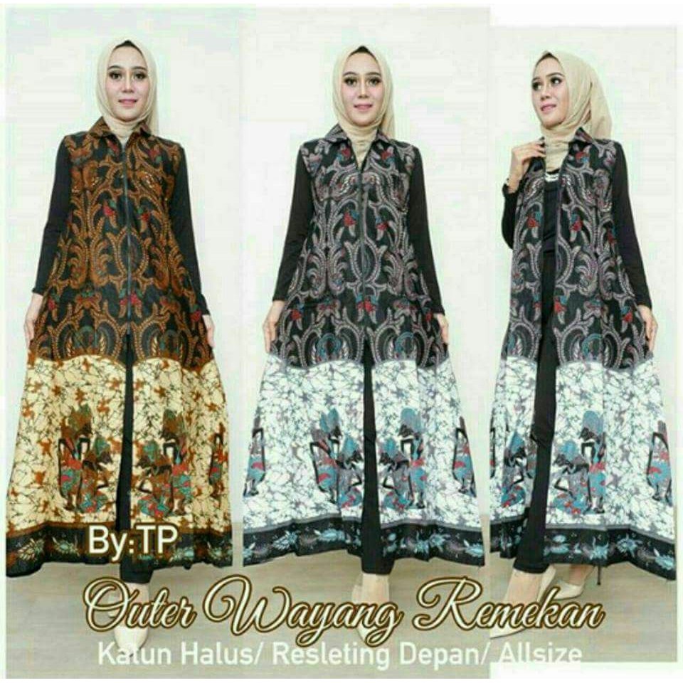 GROSIR BATIK OUTER WAYANG REMEKAN