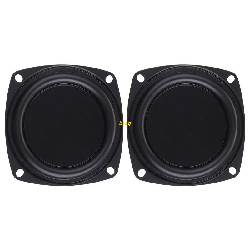 btsg 2PCS Woofer Radiator Bass Passive Speaker 3&quot; Low Frequency Loudspeaker Diaphragm Vibration Plate DIY