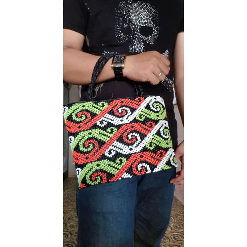 GROSIR TERMURAH TAS MANIK TENTENG MOTIF TIUNG UKURAN BESAR