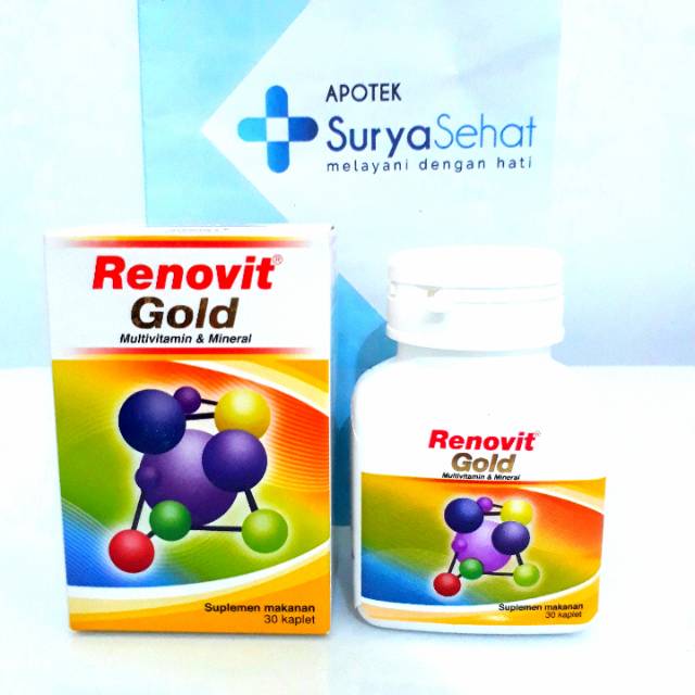 Renovit / Renovit Gold Botol isi 30 kaplet