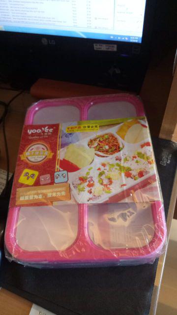 -free Bubble Wrap- Kotak Makan Yoyee 4 Sekat