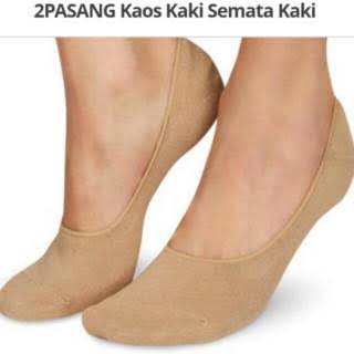 Kaos Kaki Cewek Semata Kaki Warna Cream Kulit Invisible Woman Socks Cream Menyerupai Stocking Fit bob