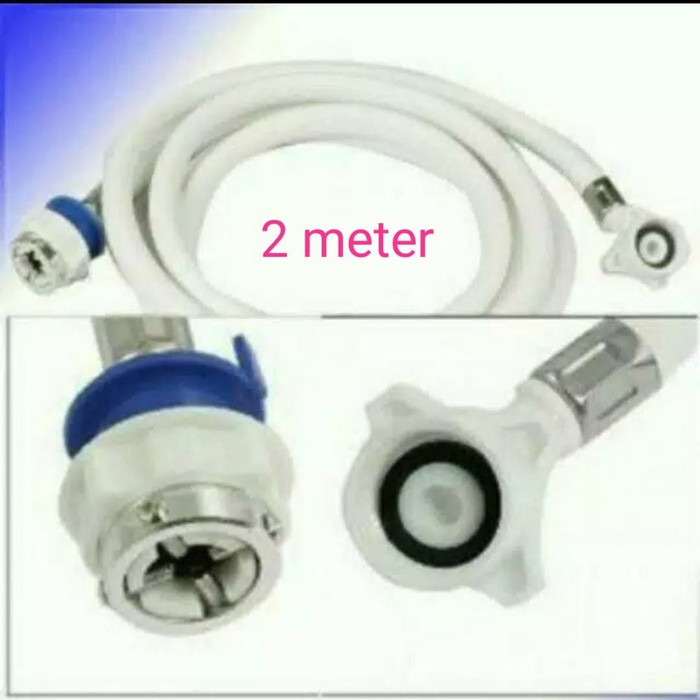 Selang Mesin Muci, 2  &amp; 3  Meter , Inled , Inlet  , Selang Pemasukan Air Mesin Cuci