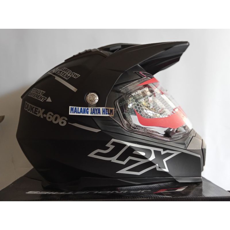 Helm Full Face Supermoto Jpx Duke X-606 Solid | Jpx Dux |