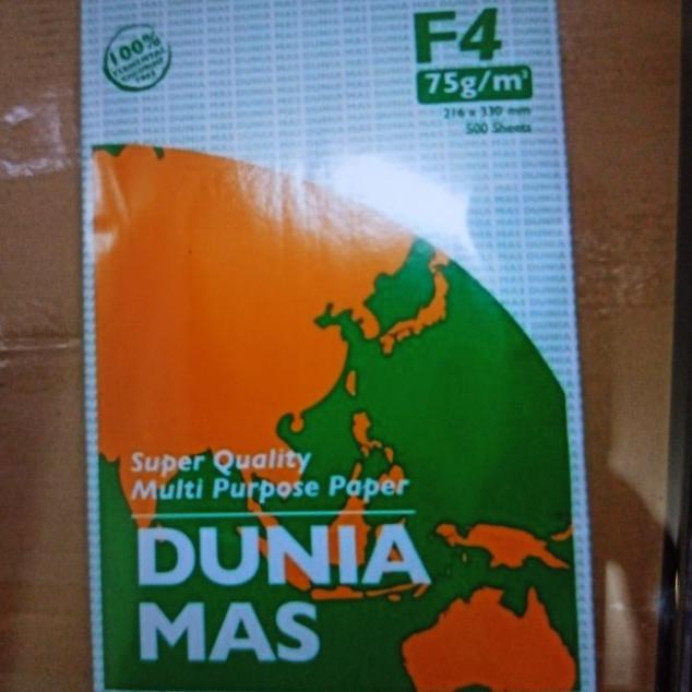 

℗ Kertas F4 70 Gram Dunia Mas ♂