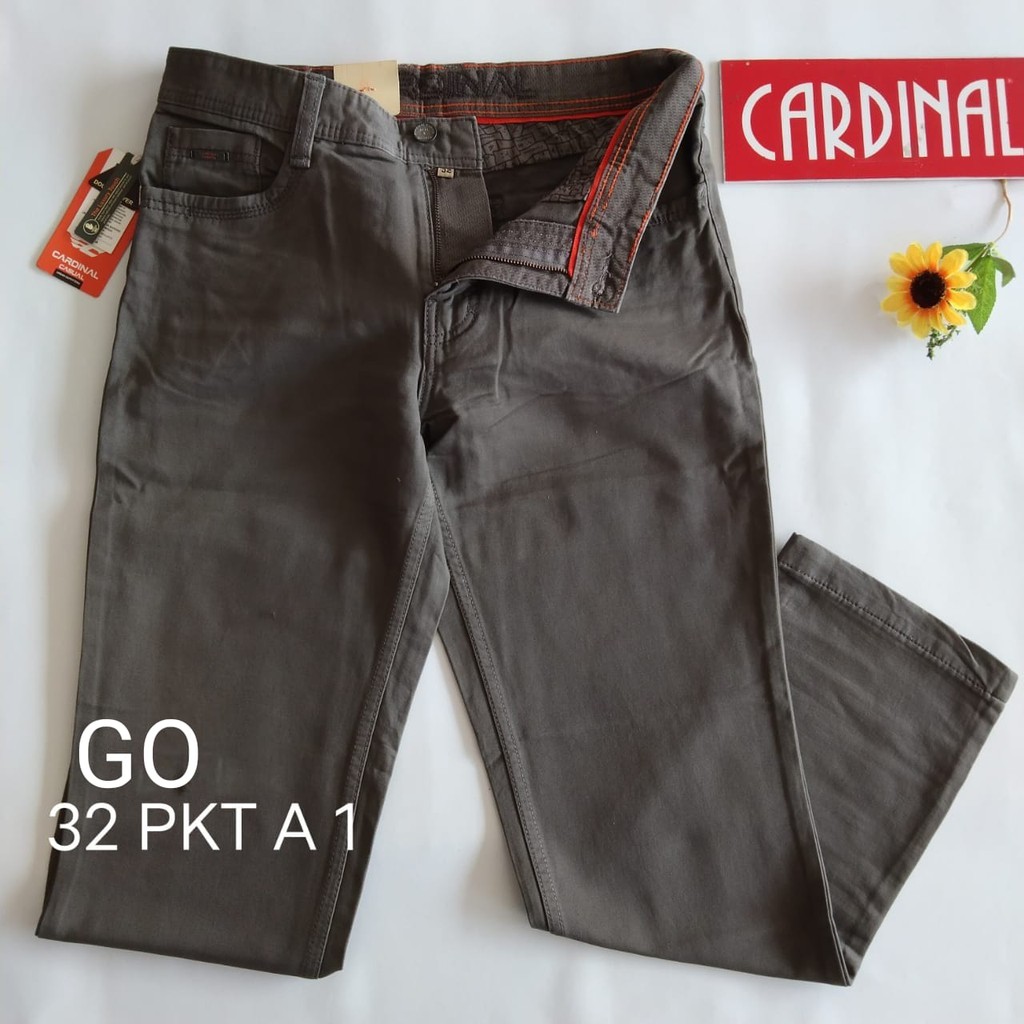 gof 32-PKT 1 CARDINAL CASUAL CELANA POCKETS PANJANG Celana Chino Pria Fashion Laki Brand Kekinian