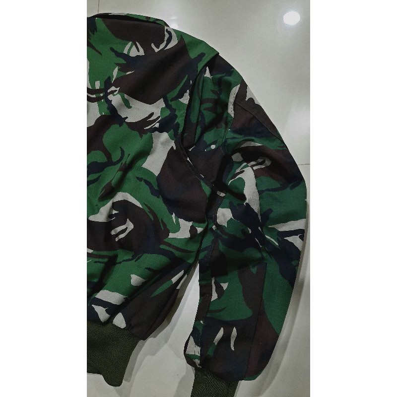 JAKET KRU MALVINAS - JAKET KRU TNI - JAKET PILOT MALVINAS - JAKET BOMBER KERAH MALVINAS