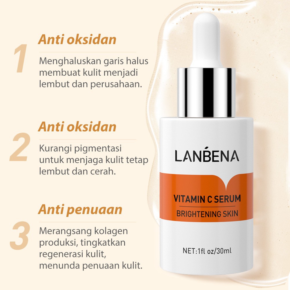 [BPOM] LANBENA Vitamin C Serum - Mencerahkan Wajah 15ml/30ml