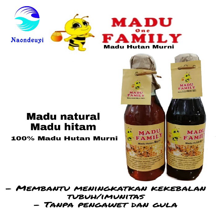 

Madu Hutan Murni 100% Madu Natural & Madu Hitam Original 480ml