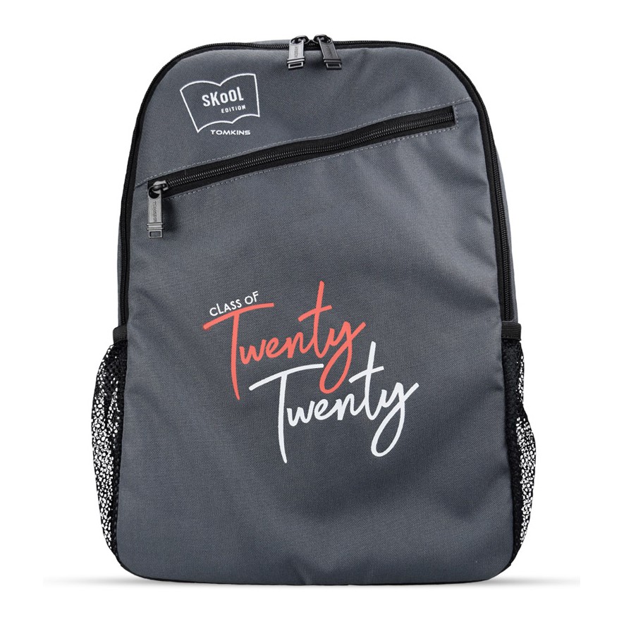 Tomkins Mandalorian Grey Black Tas Sekolah Anak Remaja Laki-laki Perempuan / Ransel Cowok Cewek
