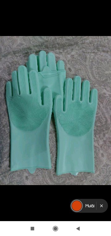 Sarung Tangan Karet Apd  Glove Silikon - Ungu