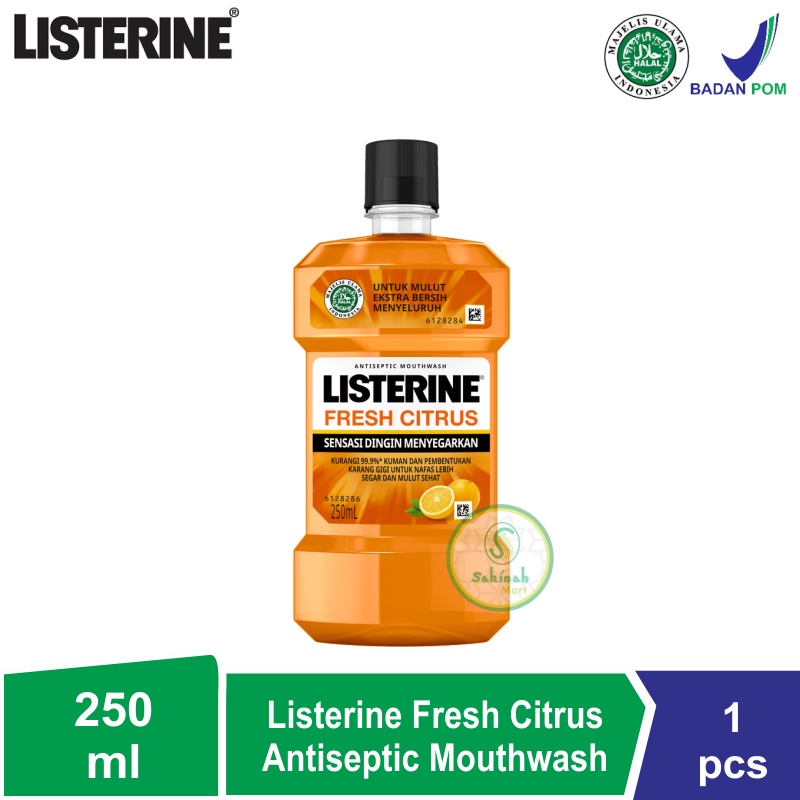 LISTERINE Original Antiseptic Mouthwash / Obat Kumur Antiseptik 250ml