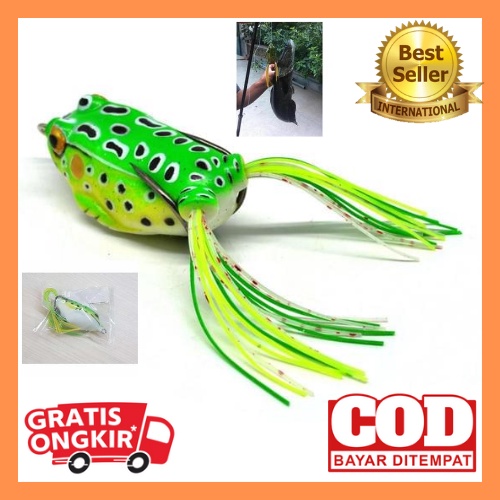 PROMO Umpan Pancing Kodok / umpan pancing bentuk kodok / umpan pancing mainan / umpan pancing laut /