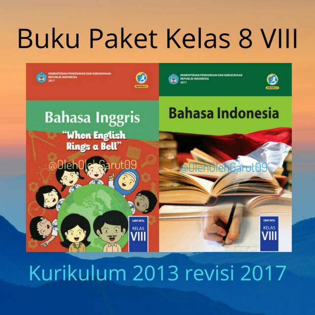 Buku Paket Sekolah Smp Kelas 8 Viii Matematika Ipa Bahasa Inggris Indonesia Pai Islam Ppkn Ips Pjok