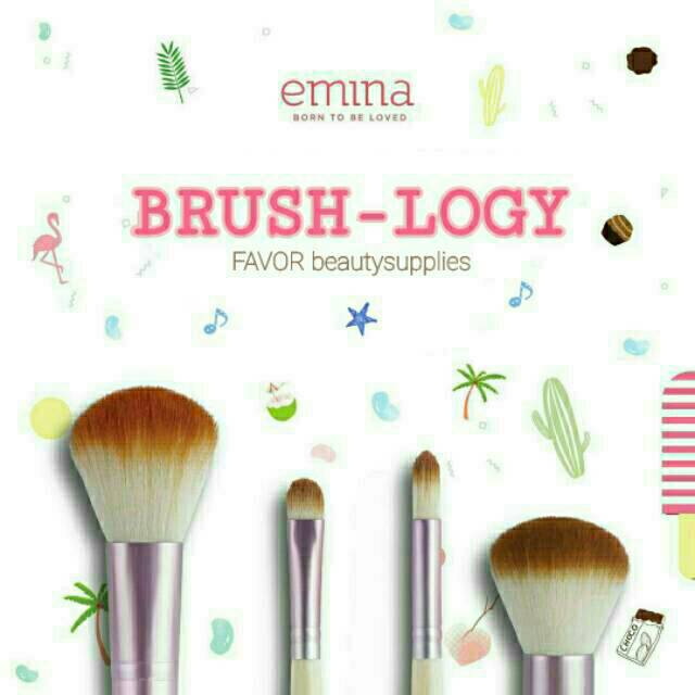 ☃Cutezz_Ching1☃Emina Brush Set - Kuas Makeup Set