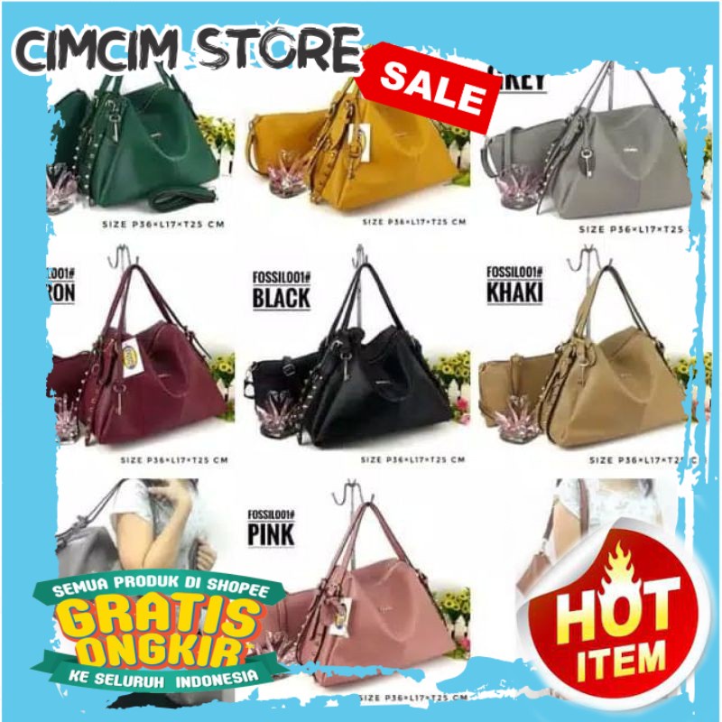 TAS SELEMPANG WANITA IMPORT TERMURAH / Tas Batam FSL 001 HOBO / Tas batam FSL HOBO PAKU TAS bahu imp