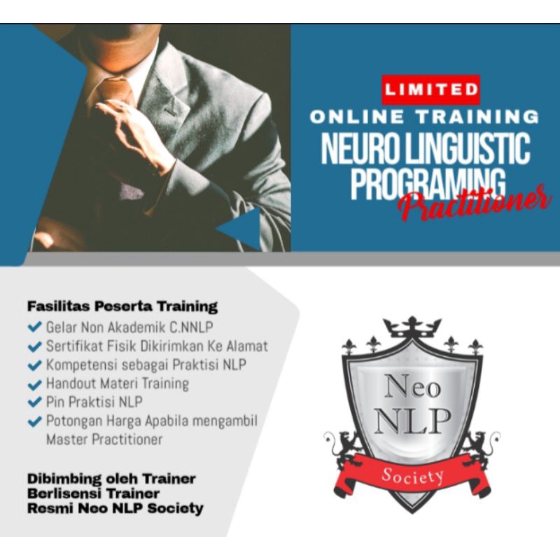 Training Sertifikasi Neo Neuro Linguistic Programming (NLP Practitioner) | Olah Pikir Manusia