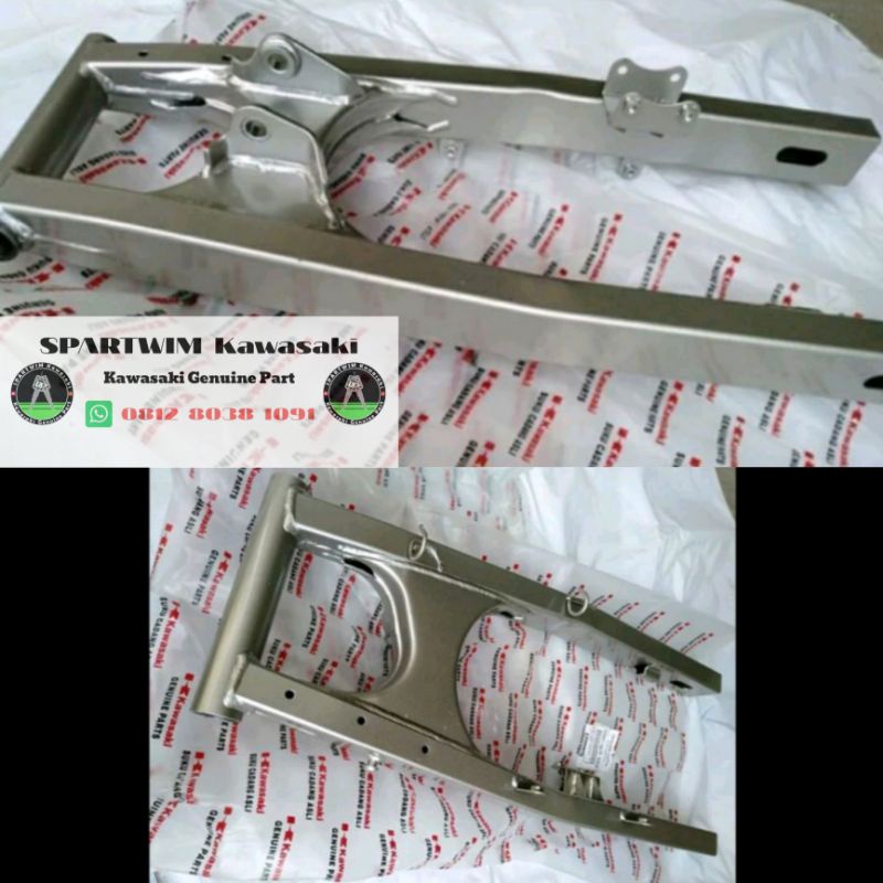 Swing arm arem silver KLX 150 L original kawasaki