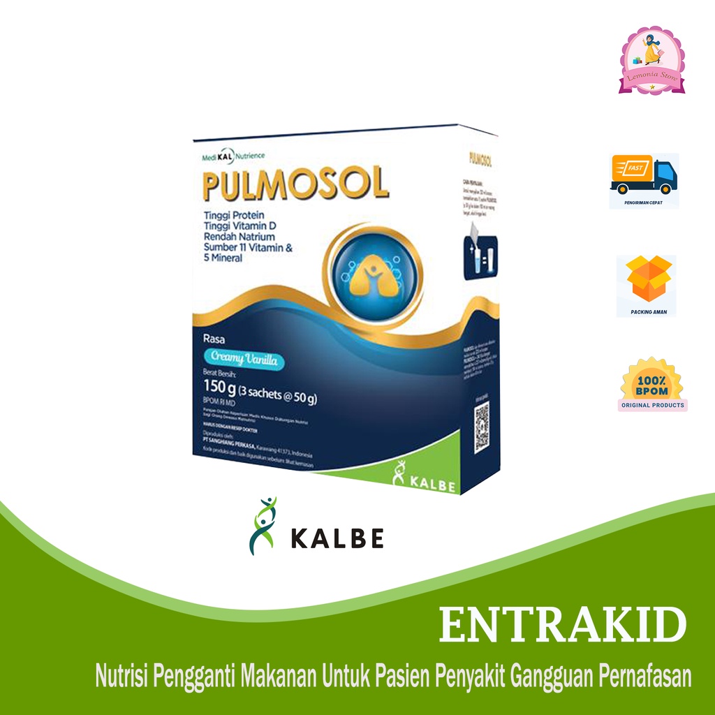 

PULMOSOL - Rasa Vanila - Nutrisi Susu Untuk penderita Gangguan Pernafasan PPOK Covid