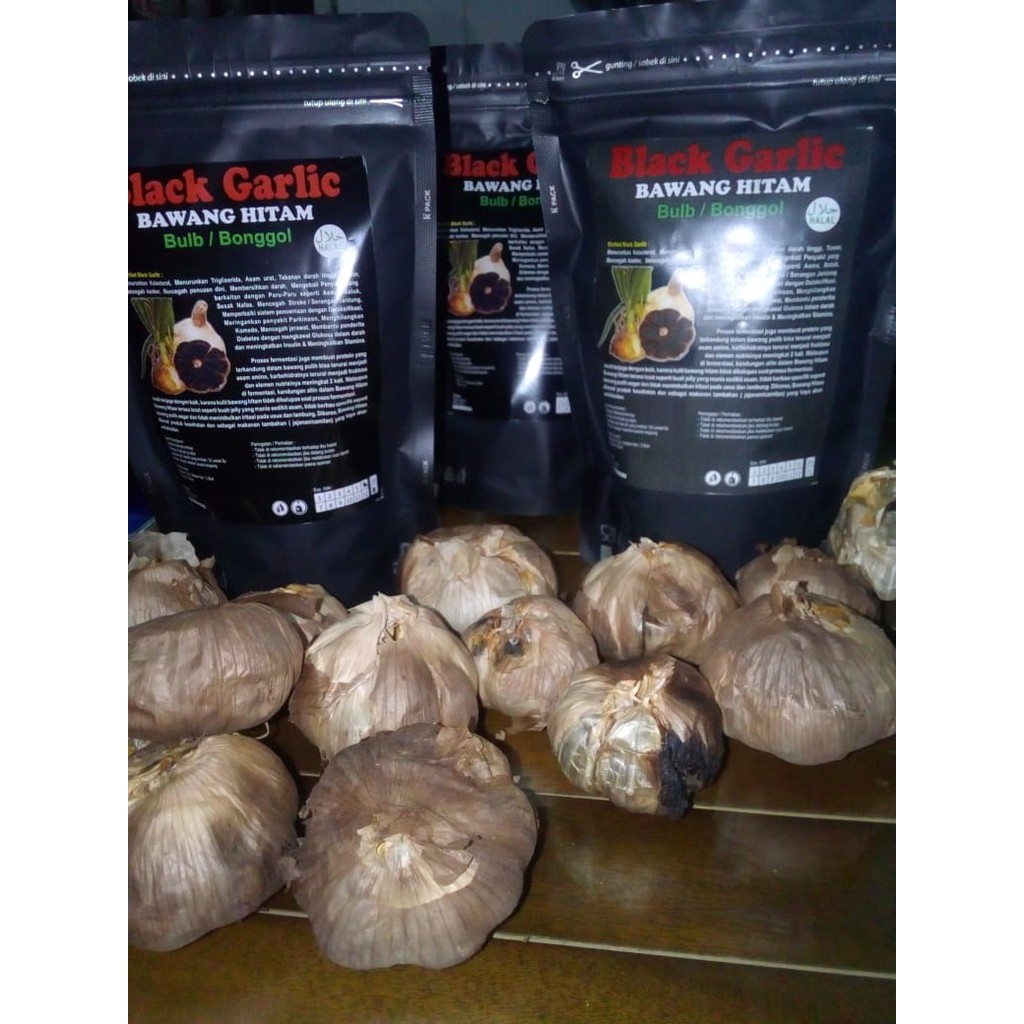

BLACK GARLIC - Bawang Bonggol - D'Java