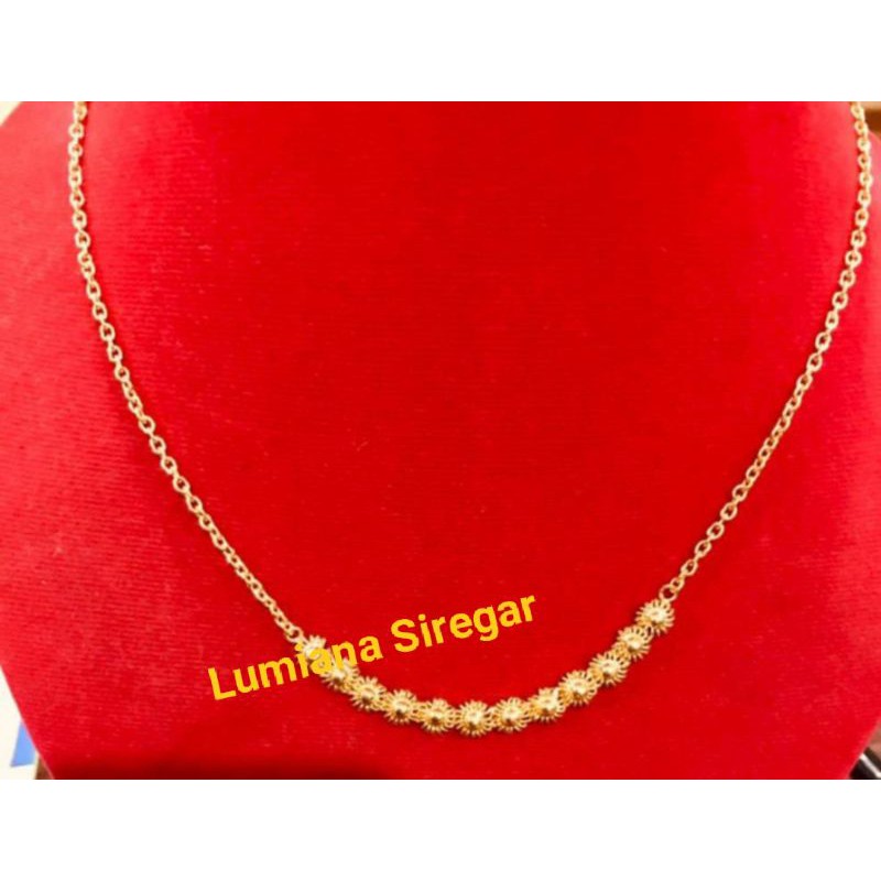 Kalung Matahari 13 gr Mas LM London 24k 99,9% Lumiana Siregar Emas Toba