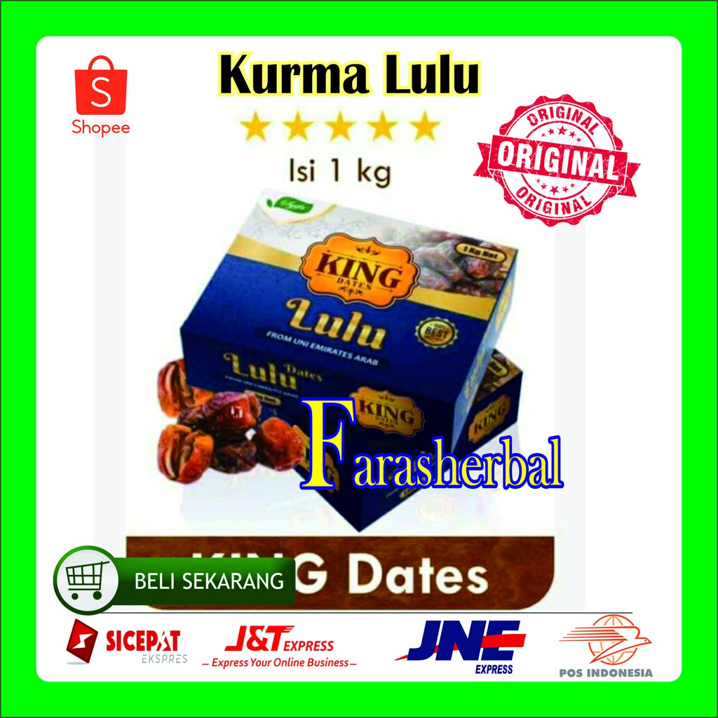 

Kurma Lulu King Dates Kemasan 1 Kg – Kurma Syifa Oleh-Oleh Haji Dan Umroh