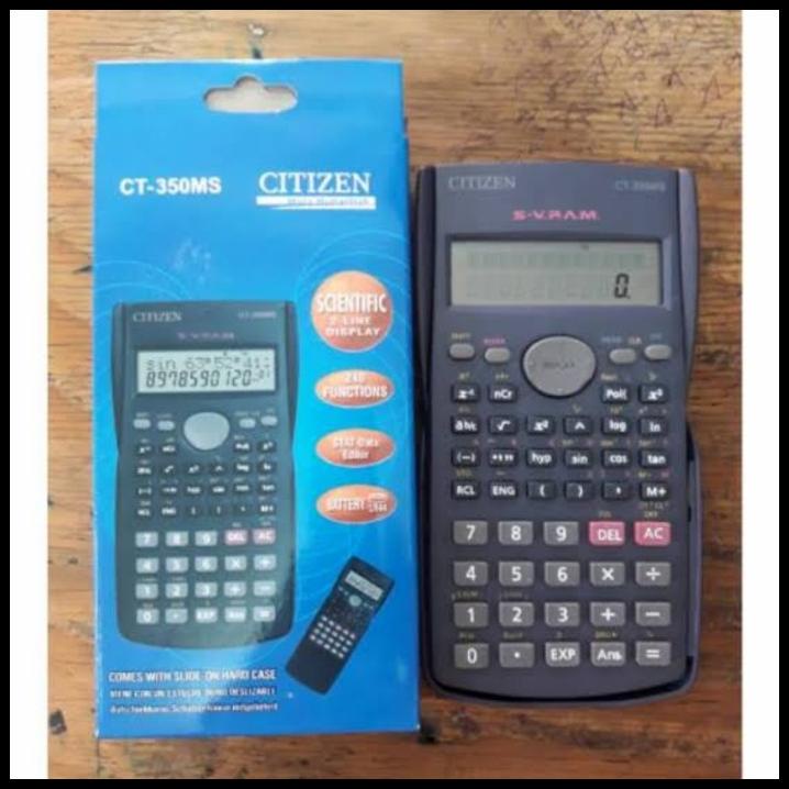 

Citizen Ct-350Ms Scientific Calculator - Kalkulator Ilmiah Fx 350Ms