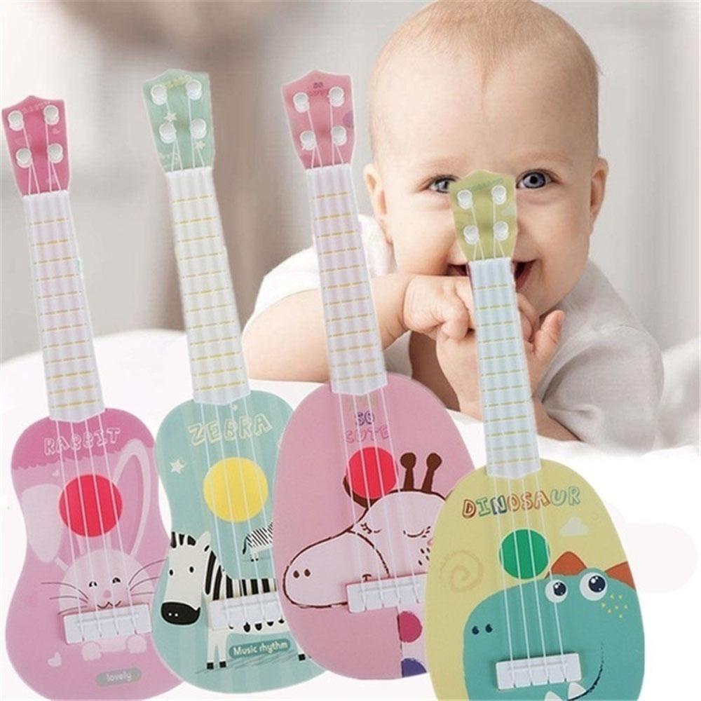 Quinton Mainan Edukasi Pengembangan Pendidikan Dini Lucu Instrumen Mini Ukulele Musik Anak Gitar