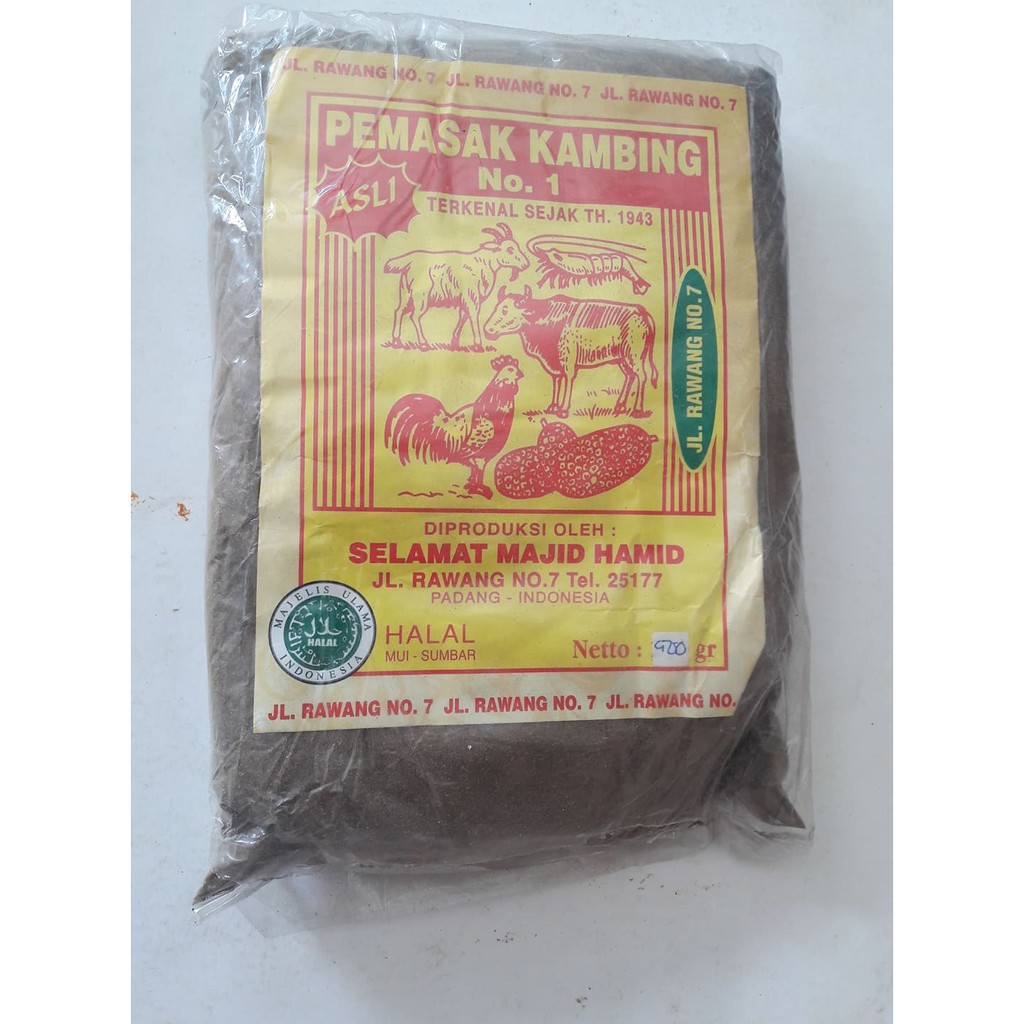 

Bumbu Pemasak Kambing No 1 Selamat Madjid Hamid 500 gram