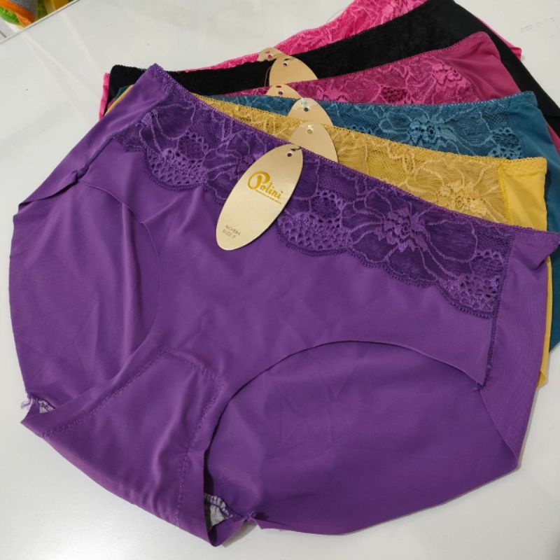 Sexy Seamless Celana Dalam Wanita Polini Art 884 Elastis Allsize Muat Di Size XL XL