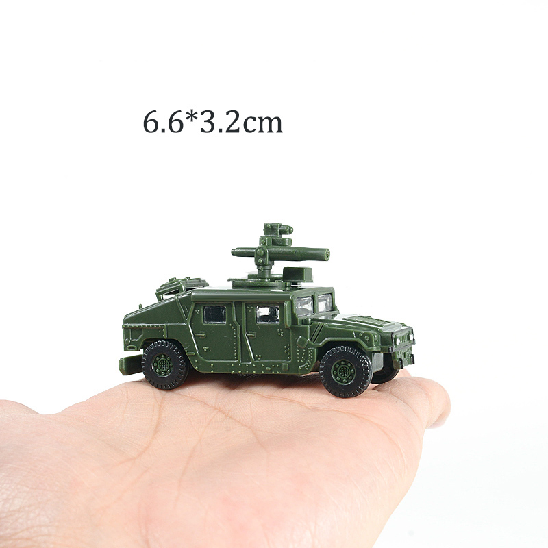 Mainan Simulasi Truk Hummer Misil Opel Lightning 4D 1: 72 WW2 Untuk Hadiah