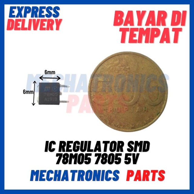 [ICS-9029] IC REGULATOR SMD 78M05 7805 5V