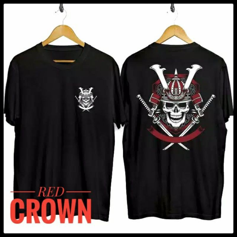 KAOS PRIA/RED CROWN/KAOS HITAM