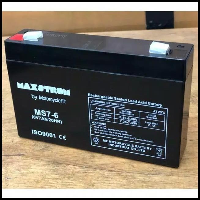 Aki battery mainan anak mobil mobilan 6v 7ah 6 v 7 ah 6v7ah